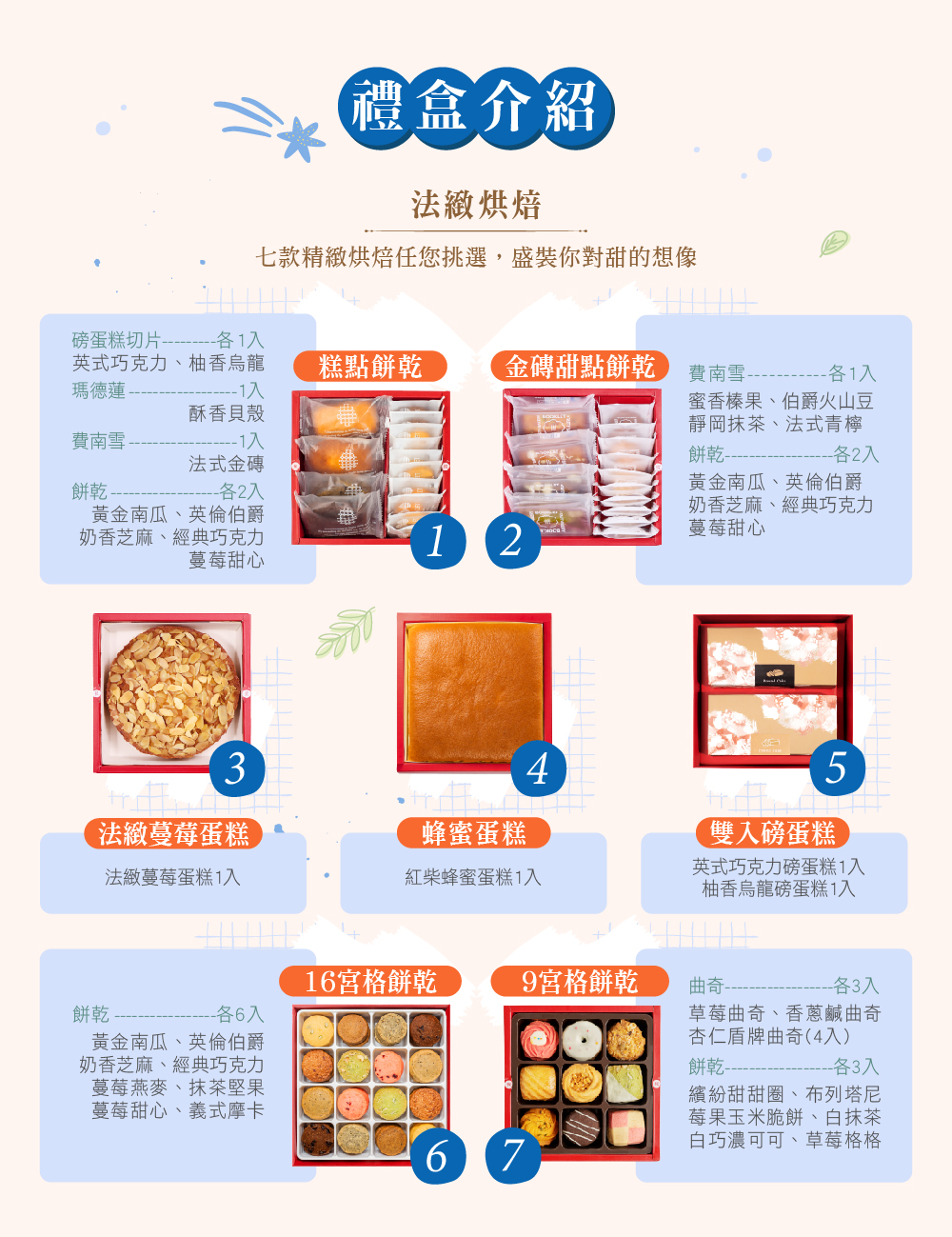 冊子精緻法式烘焙雙層禮盒